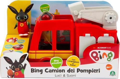 BIMBO PERSONAGGI E ACCESSORI MASCHILI
BING CAMION DEI POMPIERI LUCI E SUONI ITALIANO