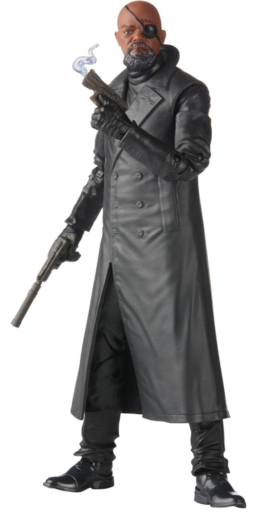action figure Hasbro Marvel Legends Series di Nick Fury da 15 cm