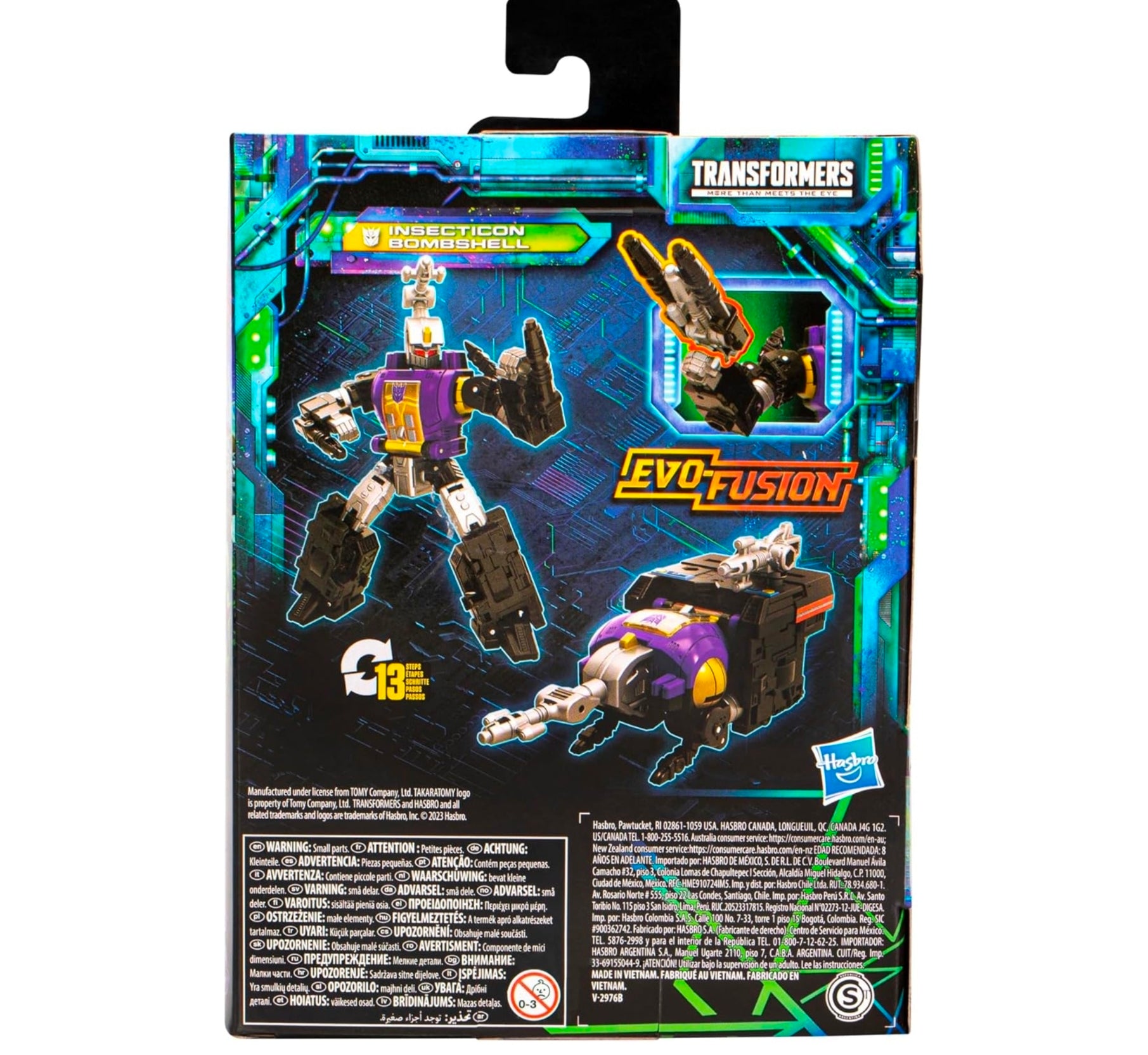 Hasbro Transformers Legacy Evolution, Deluxe Class, Giocattolo di Insecticon Bombshell, 14 cm, Action Figure