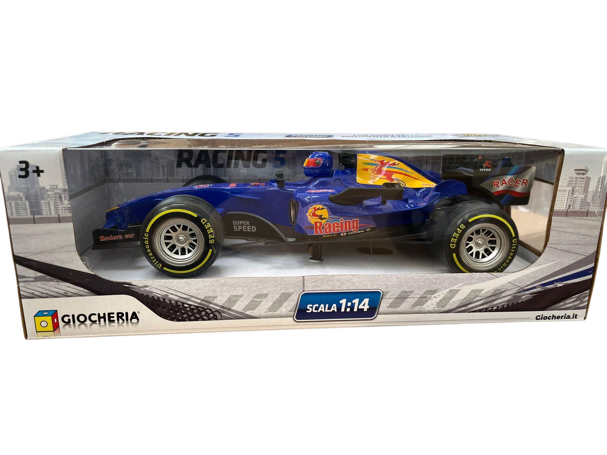 FAST WHEELS Auto Formula 1 RACING 5 Luci e Suoni 1:14