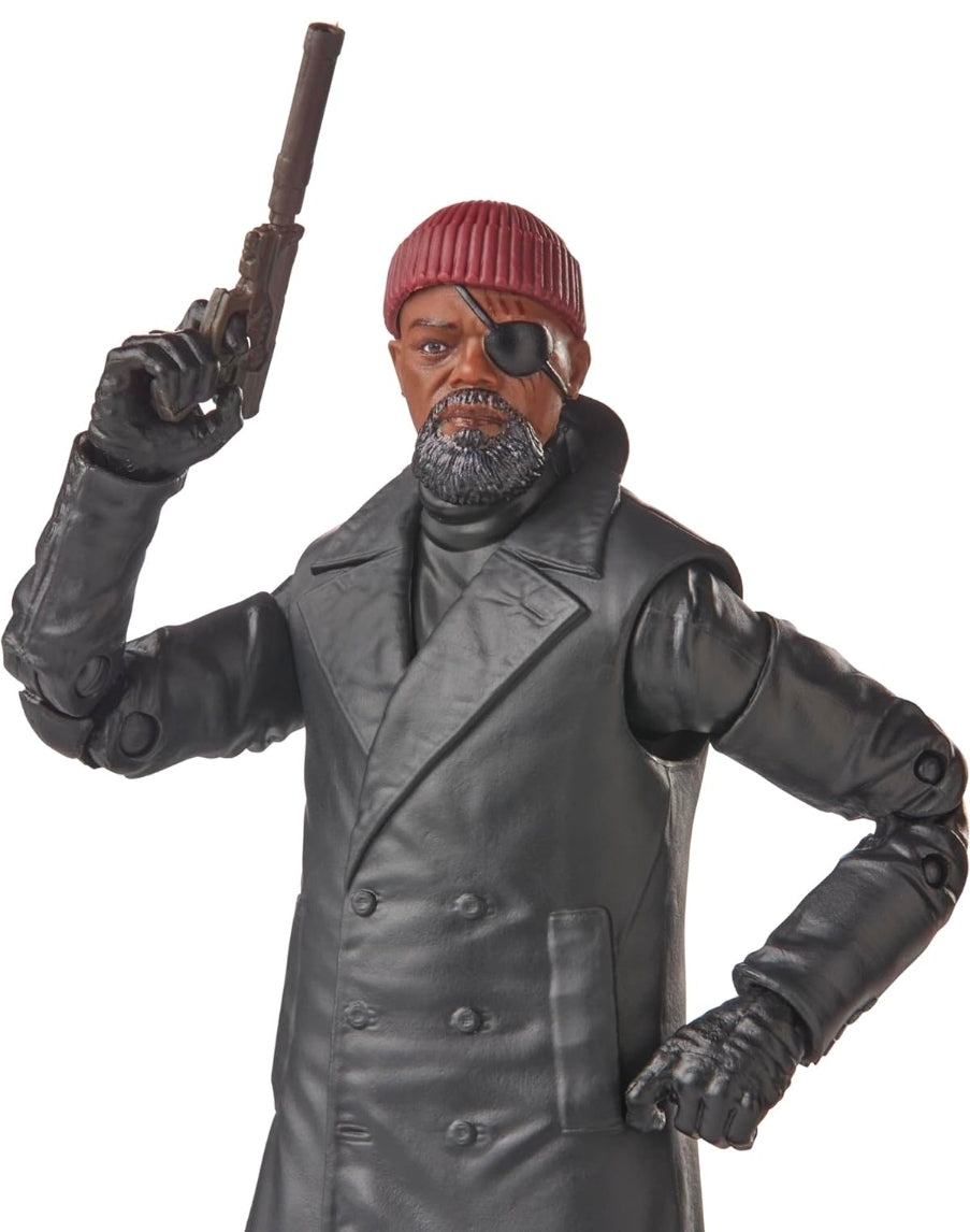 action figure Hasbro Marvel Legends Series di Nick Fury da 15 cm
