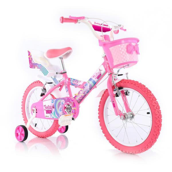BICICLETTA 14” CON ROTELLE GIRL